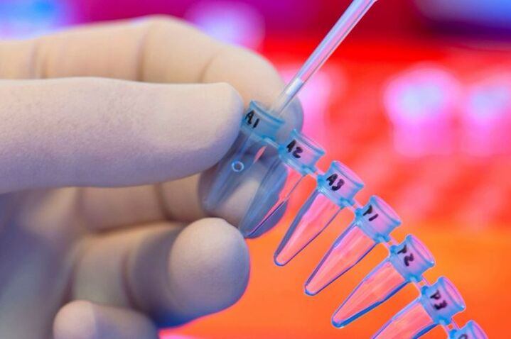 What test is submitted for parasites
