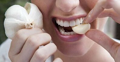 Eat garlic for parasitic treatment