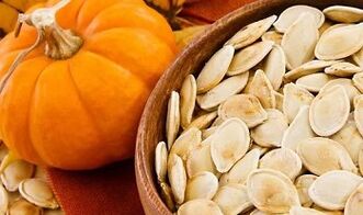 Pumpkin seeds to remove parasites