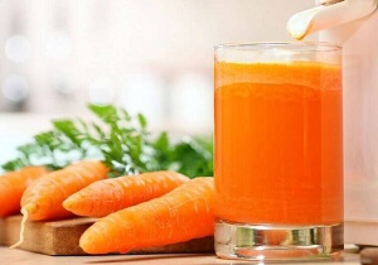Carrot juice in the fight against worms is suitable for adults and children