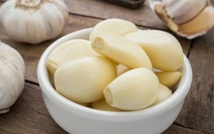 removes parasites from the body with garlic